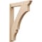 Ekena Millwork 5 1/2-in W x 28-in D x 40-in H Balboa Trad Rough Cedar Woodgrain TimberThane Outlooker, Primed Tan OUTUR055X28X40BOA04RCPR - alternate 1